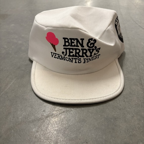 Ben AND Jerry's Other - Vintage Ben & Jerry's Vermont's Finest Painters Cap Made in the USA